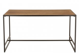 Table de bar rectangulaire USTI Métal/Bois naturel